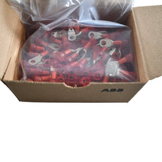 Pack of 200 NEW Thomas Betts RD717 Sta-Kon Nylon Insulated Ring Terminals 8 AWG