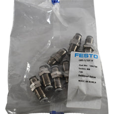 NEW Pack of 10 Festo QBS-5/32T-U Push-In Pneumatic Bulkhead Union 564748