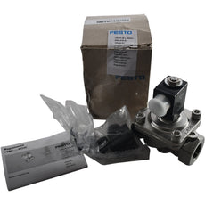 NEW Festo VZWF-B-L-M22C-N34-275-E-1P4-6-R1 Solenoid Valve 1492185 24V DC 3/4 NPT