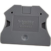 NEW Box of 24 Schneider Electric NSYTRAC22 Gray End Cover Plates Linergy TR