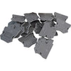 NEW Box of 24 Schneider Electric NSYTRAC22 Gray End Cover Plates Linergy TR