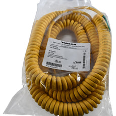 NEW Turck RKM 30-6M/S90-SP Minifast 3-Pin Female Extension Spiral Coil Cord 6M