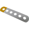 NEW ABB MA6-1009 1SFA611930R1009 6 Seat Aluminum Yellow Pilot Device Legend Plate