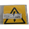 NEW Pack of 7 Brady 89153 B-302 Electrical Hazard Safety Signs 3x3 Black Yellow