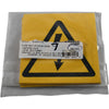 NEW Pack of 7 Brady 89153 B-302 Electrical Hazard Safety Signs 3x3 Black Yellow