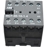 NEW ABB BC7-30-10-1.4 Mini Contactor 24VDC 3 Pole 1NO Auxiliary Screw Terminal