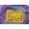 NEW Turck P-WKEV 5.1T-108-5 M12 Female Right Angle Plum 5m Cordset U-48112