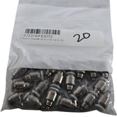 Pack of 20 NEW Festo 572316 QB-10-32-UNF-1/4-I-U Straight Pneumatic Push-In Fittings
