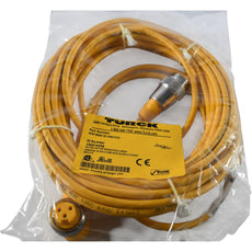 NEW Turck RSM WKM 30-10M/S101 Minifast Yellow Extension Cable Cordset 100019358