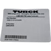 NEW Turck CKMS 12-12-5/CS16295 M23 Multifast Single Ended Cordset Cable 100018935