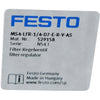 NEW Festo MS4-LFR-1/4-D7-E-R-V-AS Filter Regulator 529158 Pneumatic Valve G1/4