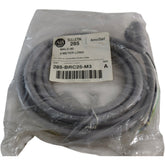 NEW Allen Bradley 285-BRC25-M3 Series A ArmorStart EM Brake Cable 90 Degree Male 3m