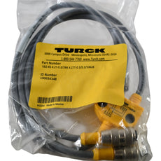 NEW Turck VB2-RS 4.2T-0.3/2RK 4.27T-0.3/0.3/S3628 Splitter Cordset M12 100034348