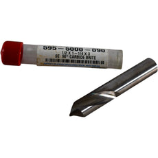 NEW HTC Tool 595-5000-090 Solid Carbide Spotting Drill 1/2 2 Flute 90 Degree Brite