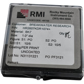 Pack of 2 NEW RMI HR2607KDR1074+ BK7 Optical Windows 1.0'' Dia