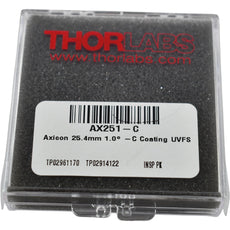 NEW Thorlabs AX251-C Axicon Lens 25.4mm Dia 1.0 Deg AR Coated UVFS