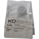 NEW Knight Optical WSI2610-C Silicon FZ Polished Window 25.4mm Dia 1.0mm Thk