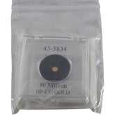 NEW Ealing 43-5834-000 Precision Infrared Laser Pinhole Aperture 80 Micron Gold