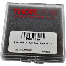 NEW Thorlabs WG80530 Silicon Precision Window 12.7mm Dia 3mm Thick Uncoated