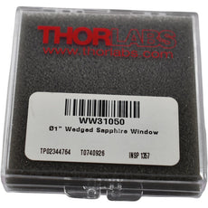 NEW Thorlabs WW31050 Wedged Sapphire Window 25.4mm Dia 5mm Thick Uncoated