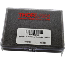 NEW Thorlabs WG10255 Potassium Bromide KBr Broadband Precision Window 25mm