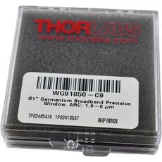 NEW Thorlabs WG91050-C9 Germanium AR Coated Broadband Window 1in Dia 5mm Thick