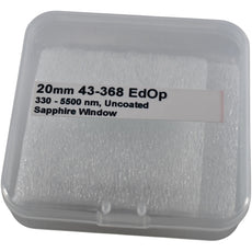 NEW Edmund Optics 43-368 Uncoated Sapphire Precision Window 20mm Dia 2mm Thick