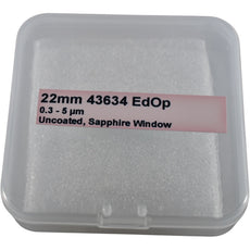 NEW Edmund Optics 43634 22mm Uncoated Sapphire Optical Window 0.3-5um 43-634