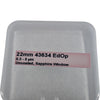 NEW Edmund Optics 43634 22mm Uncoated Sapphire Optical Window 0.3-5um 43-634