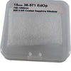 NEW Edmund Optics 36-571 15mm NIR II AR Coated Sapphire Optical Window 750-1550nm