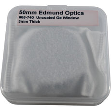 NEW Edmund Optics 68-740 50mm Uncoated Germanium Infrared Window 3mm Thick Ge