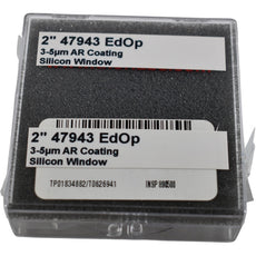 NEW Edmund Optics 47943 2 inch 3-5um AR Coated Silicon Infrared Window 47-943