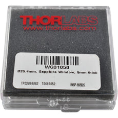NEW Thorlabs WG31050 Sapphire Broadband Precision Window 25.4mm 5mm Thick Uncoated