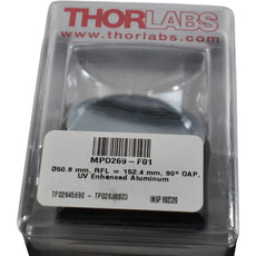 NEW Thorlabs MPD269-F01 2 Inch 90 Degree UV Aluminum Off Axis Parabolic Mirror RFL 6