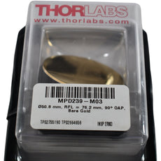 NEW Thorlabs MPD239-M03 90 Off Axis Parabolic Mirror Bare Gold 50 8mm