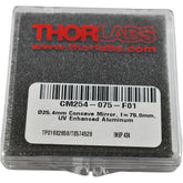 NEW Thorlabs CM254-075-F01 Concave Mirror 254mm UV Enhanced Aluminum