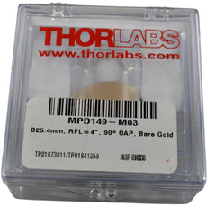 NEW Thorlabs MPD149-M03 90 Deg Off Axis Parabolic Mirror Bare Gold RFL 4 Inch
