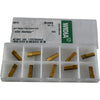 NEW Pack of 10 WIDIA Manchester 506103 Ranger Face Groove Inserts 3/16
