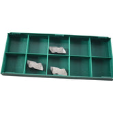 NEW Pack of 3 Tool Flo FLG-3078R C25 Top Notch Carbide Grooving Inserts