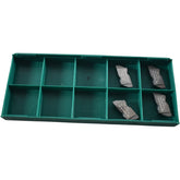 NEW Pack of 4 Tool Flo FLG-3078L C25 Top Notch Carbide Grooving Inserts 563678LG