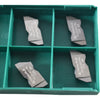 NEW Pack of 4 Tool Flo FLG-3078L C25 Top Notch Carbide Grooving Inserts 563678LG