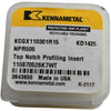 NEW Kennametal KCGX110301R15 KD1425 Top Notch Profiling Insert 3643850 (Single Pack)