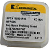 NEW Kennametal KCGX110301R15 KD1425 Top Notch Profiling Insert 3643850 (Single Pack)