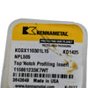 NEW Kennametal KCGX110301L15 KD1425 Top Notch Profiling Insert 3643849 (Single Pack)