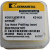 NEW Kennametal KCGX110301R15 KD1425 Top Notch Profiling Insert 3643850