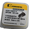 NEW Pack of 2 Kennametal KCGX110301L15 KD1425 Top Notch Profiling Inserts 3643849