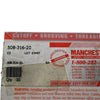 NEW Pack of 7 Manchester 508-316-20 C2 Carbide Grooving Cutoff Inserts
