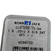 NEW RobbJack C10-0312-12-24 Solid Carbide Slitting Saw 1 Dia 0.0312 Thick 24T