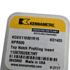 NEW Kennametal KCGX110301R15 KD1425 NPR505 Top Notch Profiling Insert