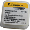 NEW Kennametal KCGX110301R15 KD1425 NPR505 Top Notch Profiling Insert